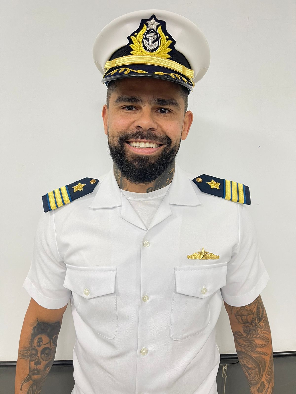 Comandante Wladmir Aquino, da Marinha Mercante — autoridade máxima do simulador